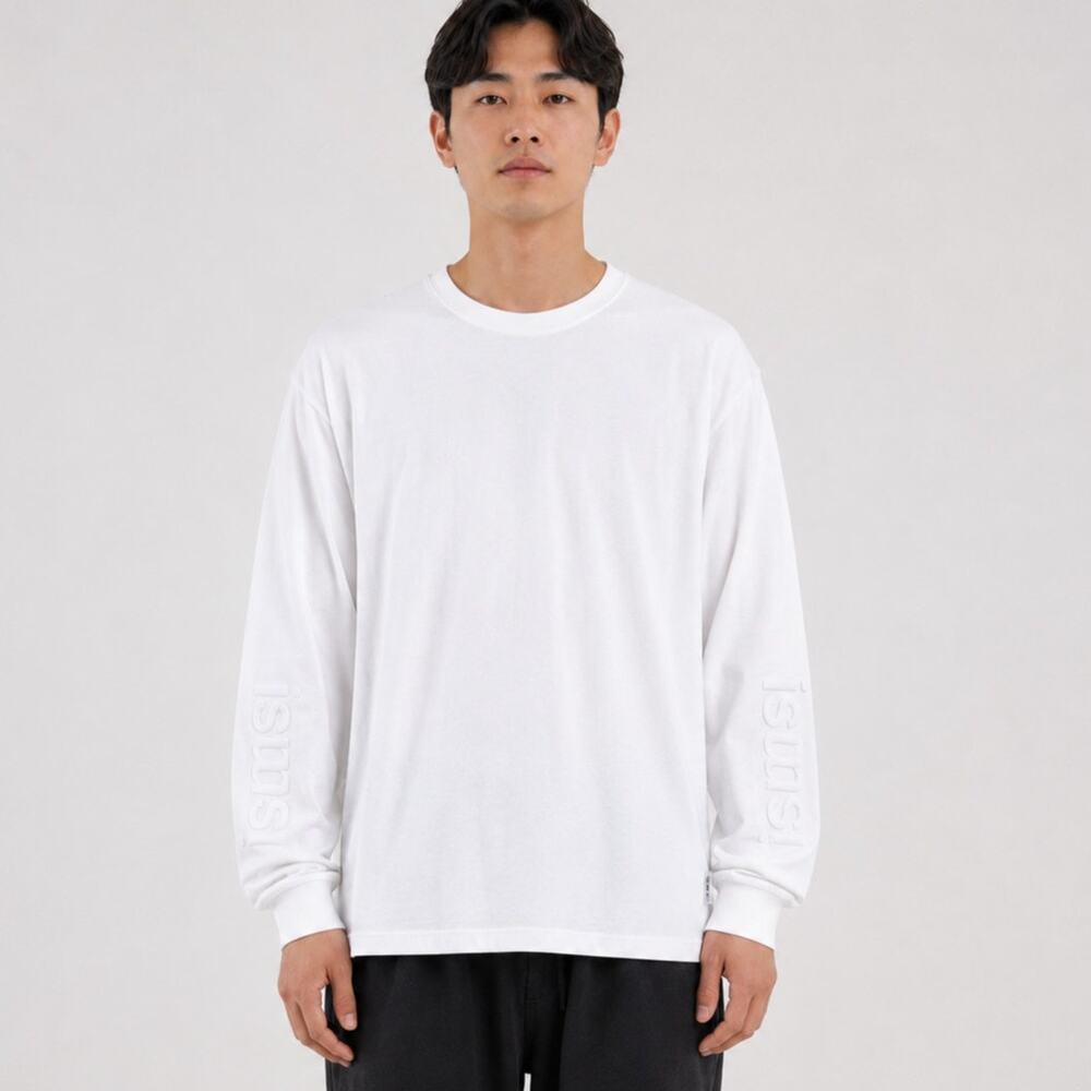 Advisory Board Crystals ABC Long Sleeve Crew Neck Tee Bright White Size XL